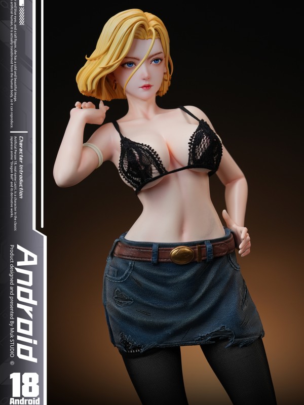 MUK Studio Dragon Ball Android 18 Femme Fatale Hot Sexy 1/4 Statue
